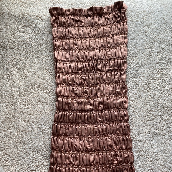 🌼HP🌼Missguided- Petite Shirred Mini Dress, SIZE: US 4, UK 8 - Picture 4 of 6